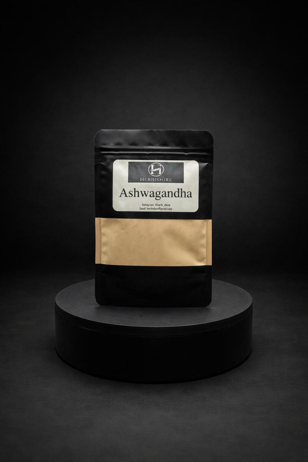 Ashwagandha powder pouch